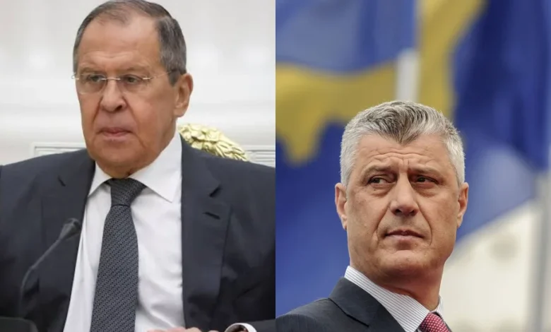 Lavrov lutet që Specialja të vendos kundër Thaçit  Paqja në Ballkan arrihet vetëm me dënimin e tij