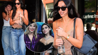 Photo of Dua Lipa shfaqet në New York, fansat aludojnë se mund të jetë e ftuar në dasmën e Taylor Swift