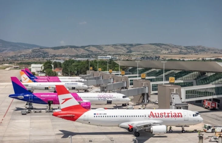 Aeroporti i Shkupit është mes aeroporteve me rritje më të shpejtë në ish Jugosllavi  TABELA 