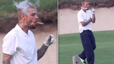 Photo of Justin Bieber nuk shqetësohet për zërin, shfaqet duke pirë puro pak ditë para performancës në finalen e Botërorit