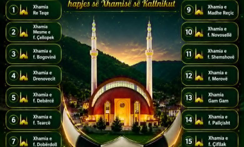 Turnir madhështor në fshatin Kallnik të komunës së Bogovinës me 1 dhe 2 gusht  16 ekipe në garë për çmimin e madh 