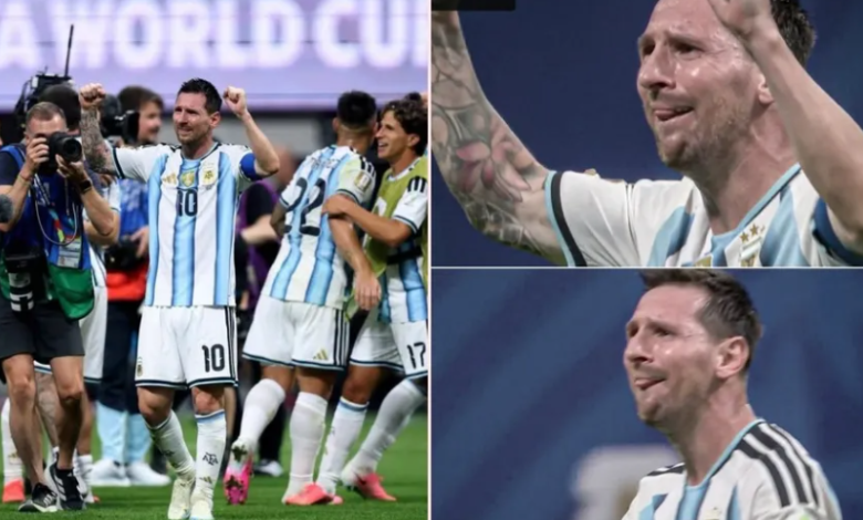Lionel Messi shpërthen në lot gëzimi pas rikthimit spektakolar të Argjentinës ndaj Egjiptit