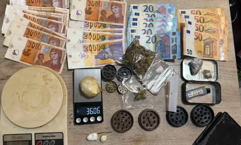 Bastisje në Shkup  konfiskohet drogë dhe para   ndalohen dy persona