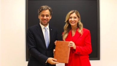 Photo of Zekolli Shaqiri priti në takim z. Juan Ignacio, Chargé d’Affaires a.i. të Republikës së Argjentinës në Sofje