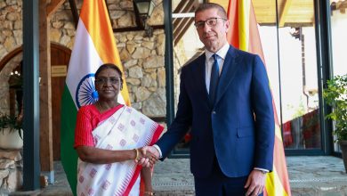 Photo of Mickovski takim me presidenten e Indisë, Draupadi Murmu