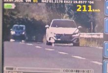 Photo of Arrestohet një shofer fillestar 18 vjeçar, voziste me 211 km/h në autostradën Shkup-Tetovë