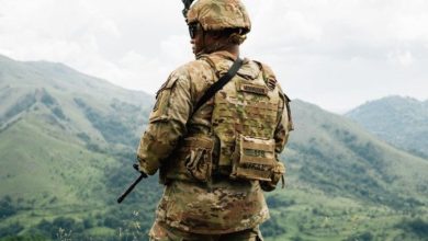Photo of KFOR-i amerikan patrullon përgjatë vijës administrative, që është kufiri me Serbi e Maqedoni