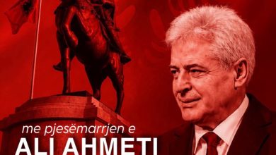 Photo of Ali Ahmeti takon mërgimtarët kërçovarë më 23 korrik