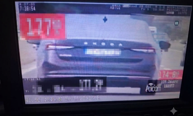  Fluturonte  me 177 km h në autostradën Tetovë Gostivar  Arrestohet 47 vjeçari nga Tetova  përballet me ndjekje penale