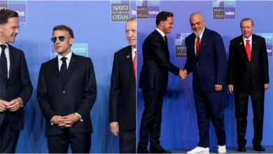 Photo of Nga Macron me syze të errëta te Rama me atlete të bardha, The Guardian publikon fotot pikante nga samiti i liderëve të NATO-s në Ankara