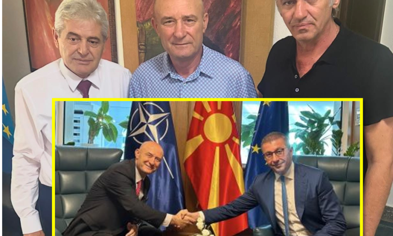 BOMBË NË SKENËN POLITIKE  Bashkëpunëtori i afërt i Ali Ahmetit takohet me Mickoskin