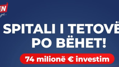 Photo of VLEN: 74 milionë euro për Spitalin klinik të Tetovës, sjellim investime historike