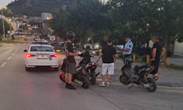 55 masa ndaj motoçiklistëve dhe drejtuesve të trotineteve  ndalohen 6 persona