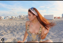 Photo of Stërmbesa e Skënderbeut shfaqet me bikini, zbulon tatuazhin pranë pjesës intime