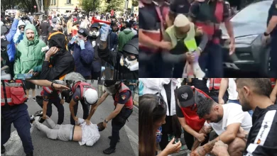 Photo of Vezë e domate drejt efektivëve te Kuvendi, policia përgjigjet me gaz lotsjellës, disa të shoqëruar. Përplasje edhe në seancë, shkak marrëveshja për kredi 302 mln dollarë nga SHBA