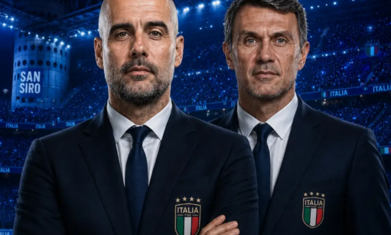 Guardiola trajner i Italisë  më shumë se një ide  Maldini dhe Leonardo tentojnë të bindin katalanasin