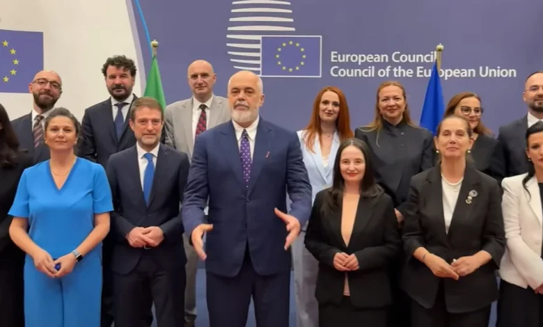  Si thanë  S ka më negociata    Rama ndan videon nga Brukseli  Do t i mbyllim të gjithë kapitujt deri në vitin 2027