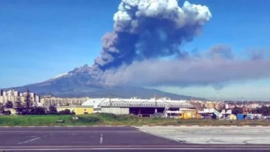 Photo of Shpërthen sërish vullkani Etna në Siçili, mbyllet pjesërisht hapësira ajrore në Katania