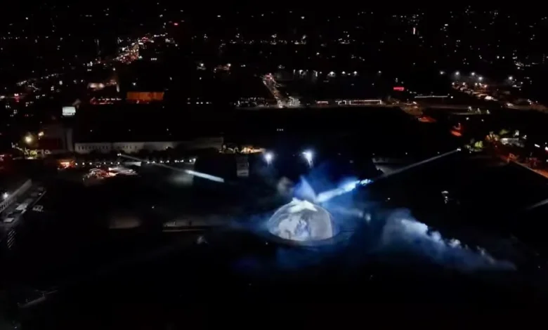  Do ta fusë vendin në një tjetër hartë globale   Rama publikon pamjet nga stadiumi ku do mbahet koncerti i Kanye West  Flasin për 4 mln euro shpenzim  por është investim