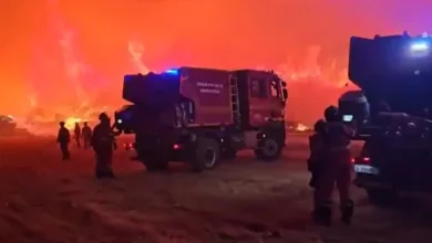 Photo of Zjarri pranë Madridit del jashtë kontrollit, digjen mbi 260 mijë hektarë dhe evakuohen 28 vendbanime