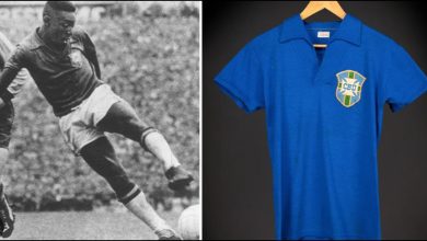 Photo of Legjendari Pelè, fanella e botërorit të 1958 u shit në ankand për një shifër marramendëse