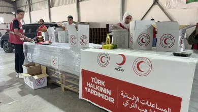 Photo of Gjysmëhëna e Kuqe Turke vazhdon ndihmën humanitare për Gazën