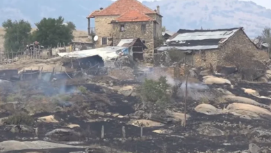 Photo of Digjen 15 shtëpi dhe objekte në fshatin Çanishtë afër Prilepit