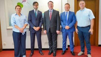 Photo of Nikollovski në takim me drejtorin e Eurokontoll: Forcohen kapacitetet e aviacionit vendor