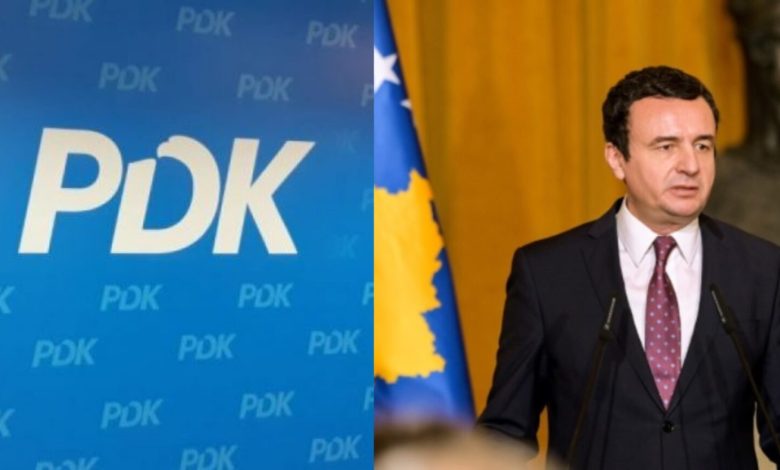 PDK ngre alarmin  Po goditet rendi kushtetues i Kosovës