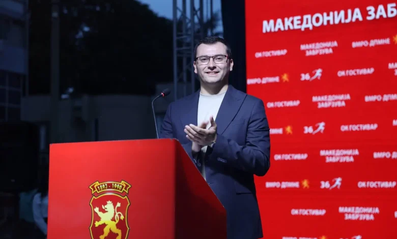 VMRO Gostivar shënoi 36 vjetorin e themelimit  Andonovski  Forca jonë janë njerëzit që qëndrojnë pranë nesh
