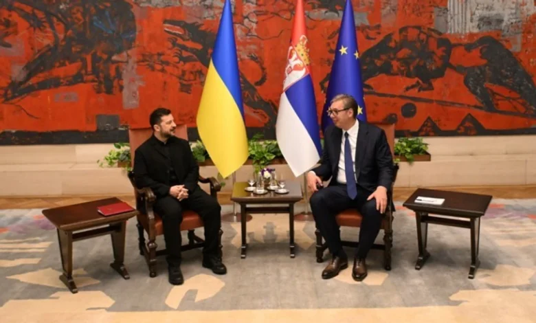 Zelensky në Beograd  Ukraina nuk e ka ndryshuar qëndrimin për Kosovën