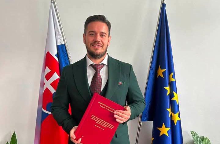 Një ëndërr e djaloshit nga Gostivari u bë realitet  doktoroi në Universitetin e Bratislavës