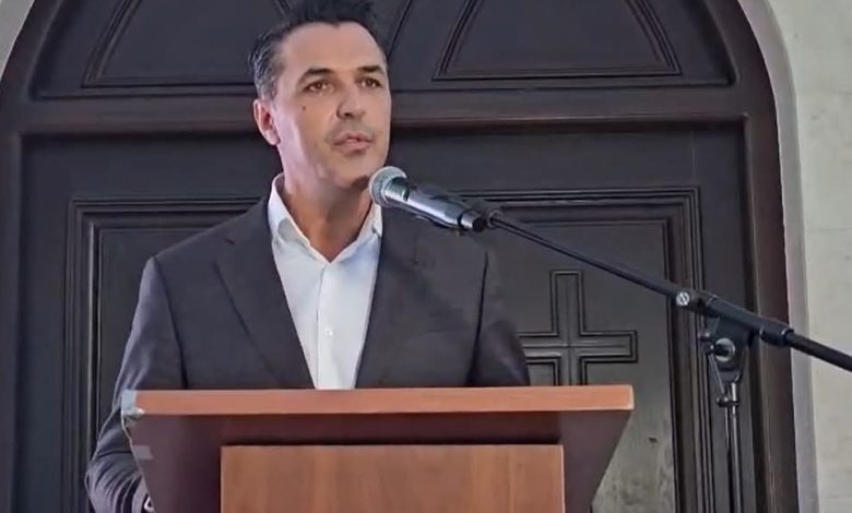 Dedivanaj në inaugurimin e Kishës  Nëna Terezë   Bashkimi  e ardhmja e Malësisë