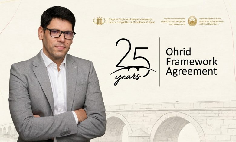 Ministri Agon Ferati organizon dy ditë aktivitete për 25 vjetorin e Marrëveshjes së Ohrit