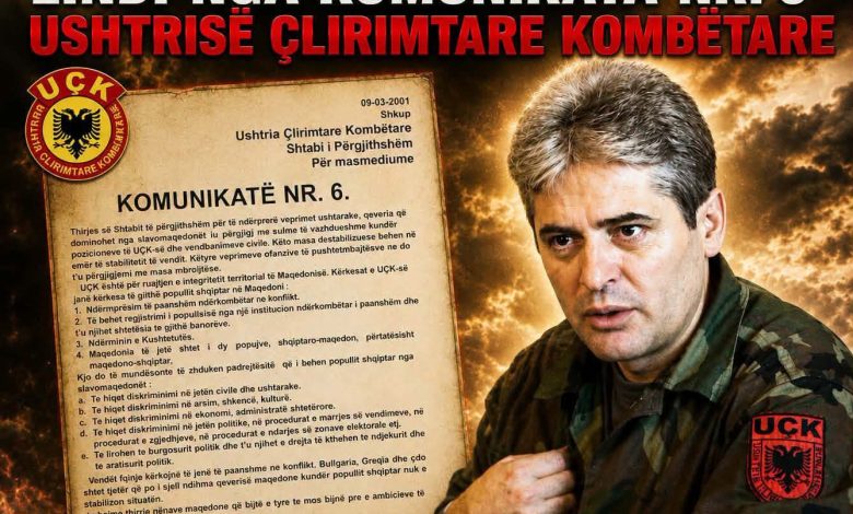 MARRVESHJA E OHRIT LINDI NGA KOMUNIKATA NR  6 E USHTRISË ÇLIRIMTARE KOMBËTARE