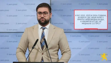 Photo of Manasievski: Edhe në vitet 2022, 2023 dhe 2024, ndërsa LSDM ishte në pushtet, ka pasur ujë të pasigurt, ndërsa Filipçe dhe LSDM nuk kanë lëvizur as gishtin