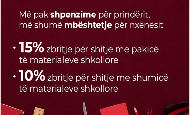 Durmishi   Shporta Shkollore  ul çmimet deri më 15   mbrojmë buxhetin e familjeve