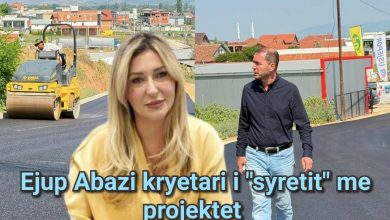 Photo of Ejup Abazi kryetari i “syretit” me projektet Kaltrina Zekolli Shaqirit