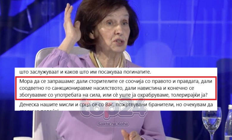Skandal  Presidentja Siljanovska kërkon dënimin e atyre që bënë  Karpallakun   25 pas 2001 it 