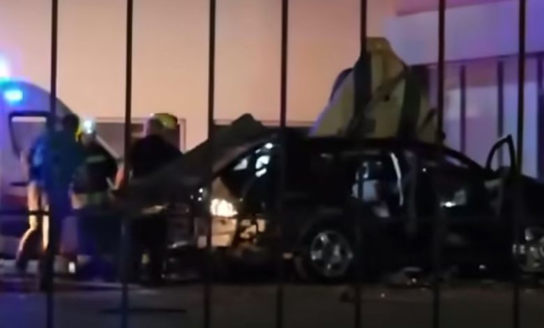Eksplodimi i veturës në Gjilan  Policia  Dyshohet për mjet shpërthyes