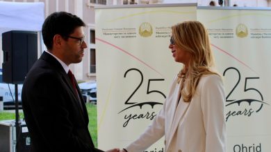 Photo of Ministri Agon Ferati bashkon diplomacinë ndërkombëtare në 25-vjetorin e Ohrit/ Ambasadorja amerikane mes të pranishmëve