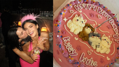 Photo of Rozë, glam dhe shumë yje: Brenda 29-vjetorit të Kylie Jenner