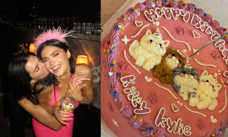 Rozë  glam dhe shumë yje  Brenda 29 vjetorit të Kylie Jenner