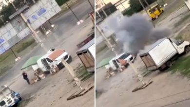 Photo of VIDEO/ Droni ndjek “këmba-këmbës” 52-vjeçarin derisa shpërthen, Ukraina: Krim lufte