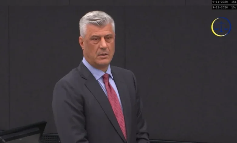 Thaçi nga Haga  Pozita dhe opozita duhet të ulen në një tryezë