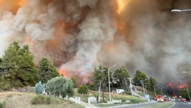 Photo of Zjarri i fuqishëm në Halkidiki, evakuohen turistët
