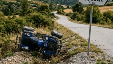 Photo of Nëna dhe dy fëmijë dolën nga rruga me katërrrotak, marrin lëndime të rënda