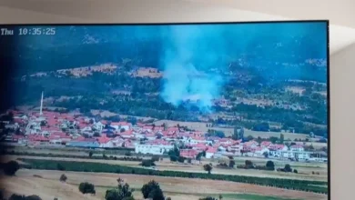 Photo of QMK: Kamerat inteligjente alarmuan në kohë për zjarrin pranë fshatit Nikushtak