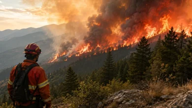 Photo of Lombardia nën flakë/ Zjarret në Itali kërcënojnë zonat e banuara, ndërhyjnë dy avionë Canadair