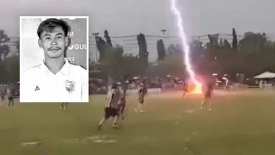 Photo of Video prekëse, futbollisti vritet nga rrufeja gjatë ndeshjes në Tajlandë